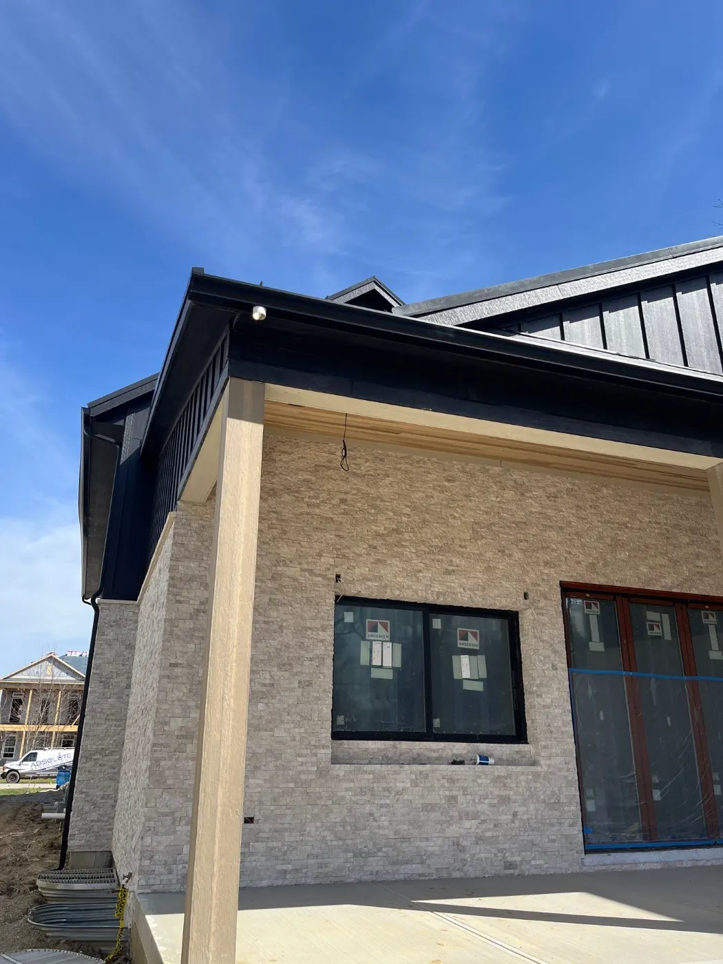 Flashing and seam work in Springmill Villages